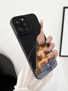 有趣的1入組黑色新奇ABS肌肉質地＆皮膚友好的TPU手機殼，全覆蓋＆防摔，適用於iPhone型號 - 彩色 - 查看 3