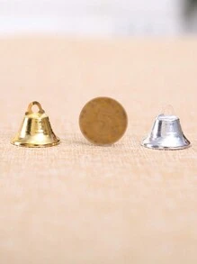 10入組/20入組聖誕派對場景裝飾道具鈴鐺形吊飾,diy聖誕樹飾品掛飾 - 彩色 - 查看 2