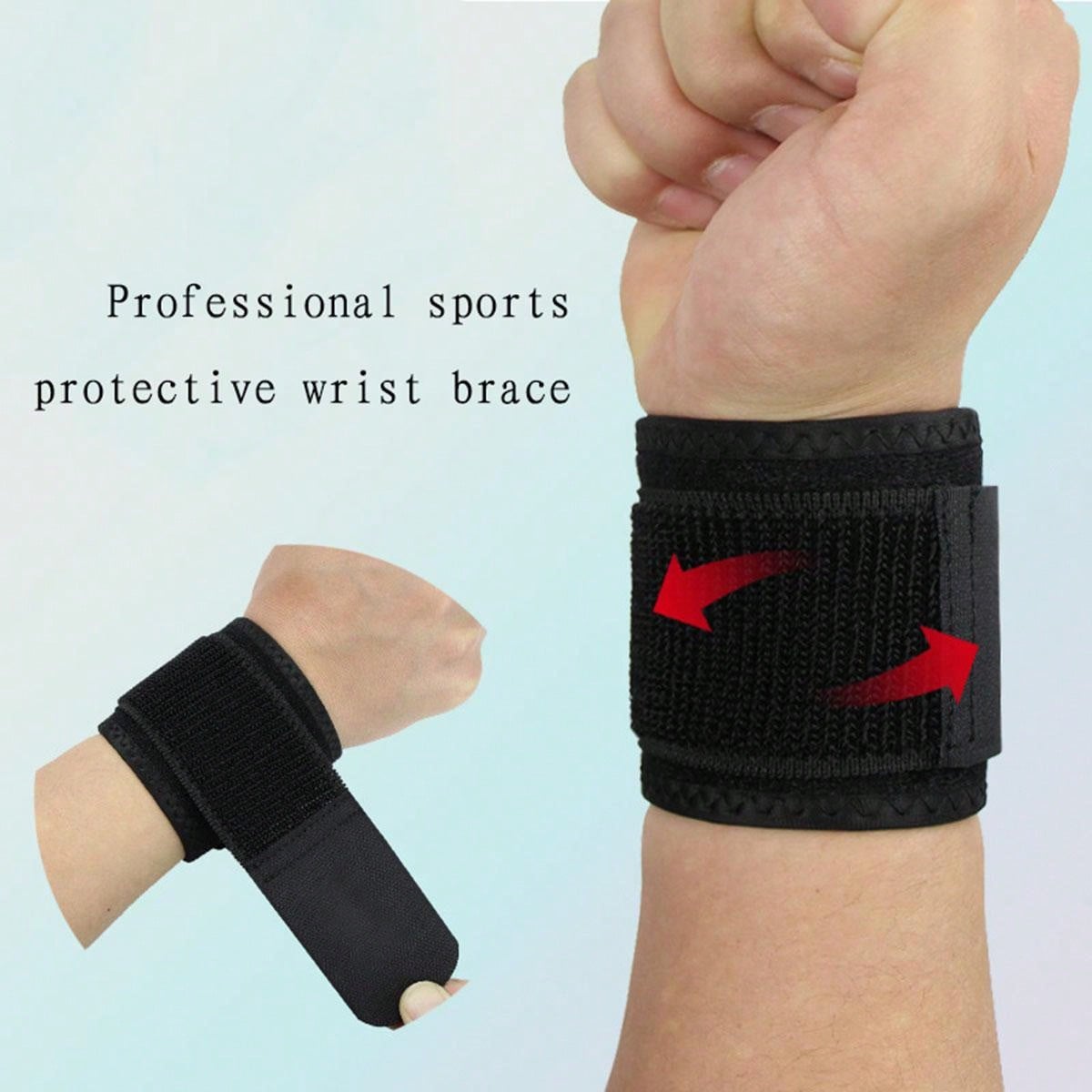 Fitness wrist brace Fitness antisprain pressure bandage bar dumbbell