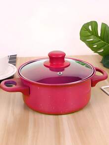 13 en 1 Utensilios de Cocina Multiusos Antiadherentes. Juego Sartenes Acero Inoxidable - Rojo - Ver 4