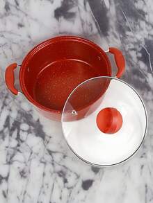 13 en 1 Utensilios de Cocina Multiusos Antiadherentes. Juego Sartenes Acero Inoxidable - Rojo - Ver 3