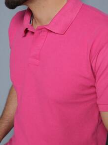 Men Polo Shirts - Rosa Roja - Ver 6