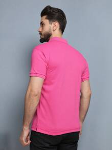 Men Polo Shirts - Rosa Roja - Ver 5