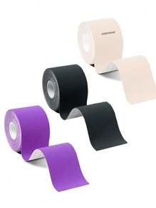 Pack Of 3 Colored Kinesiology Tapes - Multicolor - View 2