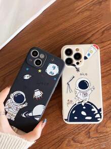 2入組柔軟防摔,彩邊漆邊的智慧型手機保護殼,適用於 Iphone/華為/三星/小米 - 彩色 - 查看 6