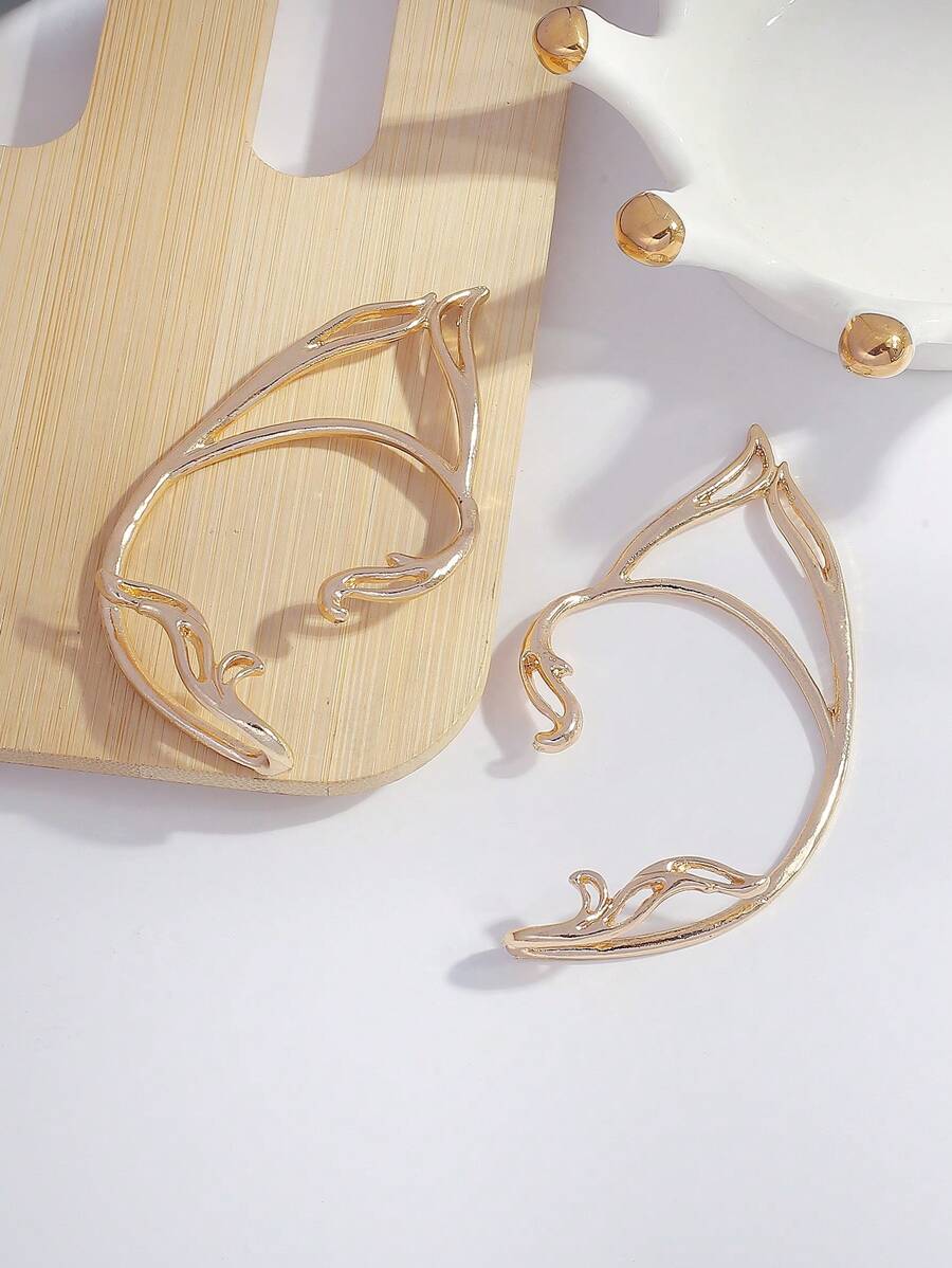 2 cái/bộ bọc tai thiết kế Elf - Vàng - Xem 1