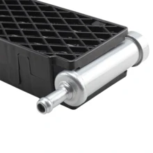 PowerMotor 110cc、125cc、140cc、150cc普遍適用的越野摩托油冷卻套件,適用於海灘車改裝,6層單面,銀色m10 - 銀色 - 查看 6