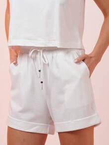 Women Two-piece Outfits - 白色 - 查看 3