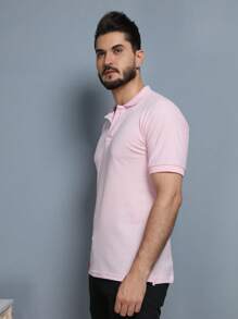 Men Polo Shirts - Hồng - Xem 4