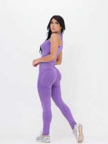 Women Sports Sets - Màu tím - Xem 2