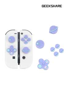 GeekShare 4 PCS Planet Button Cap Joystick Cover Compatible With Switch/OLED - 彩色 - 查看 10