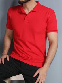 Men Polo Shirts - Rojo - Ver 2