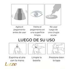 PICOOL Pegamento De Pestañas Ib Super Plus 5 Ml Bolsa Secado Rapido - Negro - Ver 3