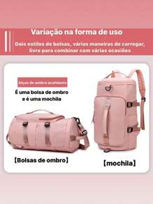 Bolsa de Treinamento para Viagem - Multicolorido - Visão 3