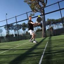 1pc Padel Racket 12K Carbon Fiber Surface With EVA Memory Flex Foam Core POP Tennis Lightweight Padel Racket Gifts For Beginners & Pros - Black and White - View 6