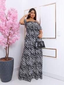 Women Dresses - Đen và trắng - Xem 4