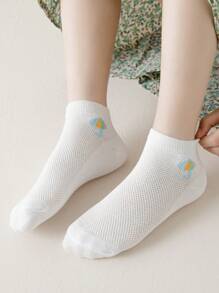 5雙小女童花細節襪子 - 彩色 - 查看 5