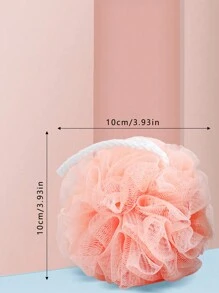 1 Esponja De Baño De Color Sólido Para Uso En El Baño - Rosa - Ver 2