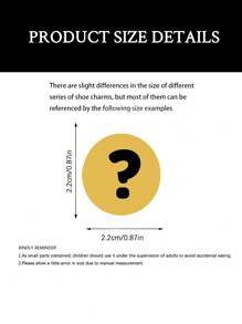 18 piezas de decoración de zapatos de temática de fitness, adornos de zapatos y accesorios para zuecos, zapatillas de burbujas y sandalias. Idea de regalo para el cumpleaños, Navidad y favores para fiesta de Halloween.