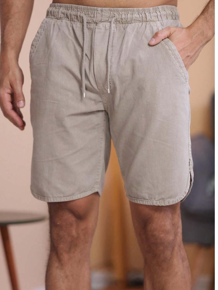 Men Shorts - Màu nâu  Mocha - Xem 1