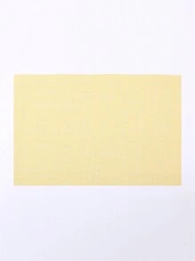 6入組塑料編織餐墊,優雅的矩形塑料編織餐墊,適用於室內或室外飲食,可水洗,可重複使用,防滑,極簡實色餐具墊,編織厚pvc保溫餐墊,防水 - 黃色 - 查看 7