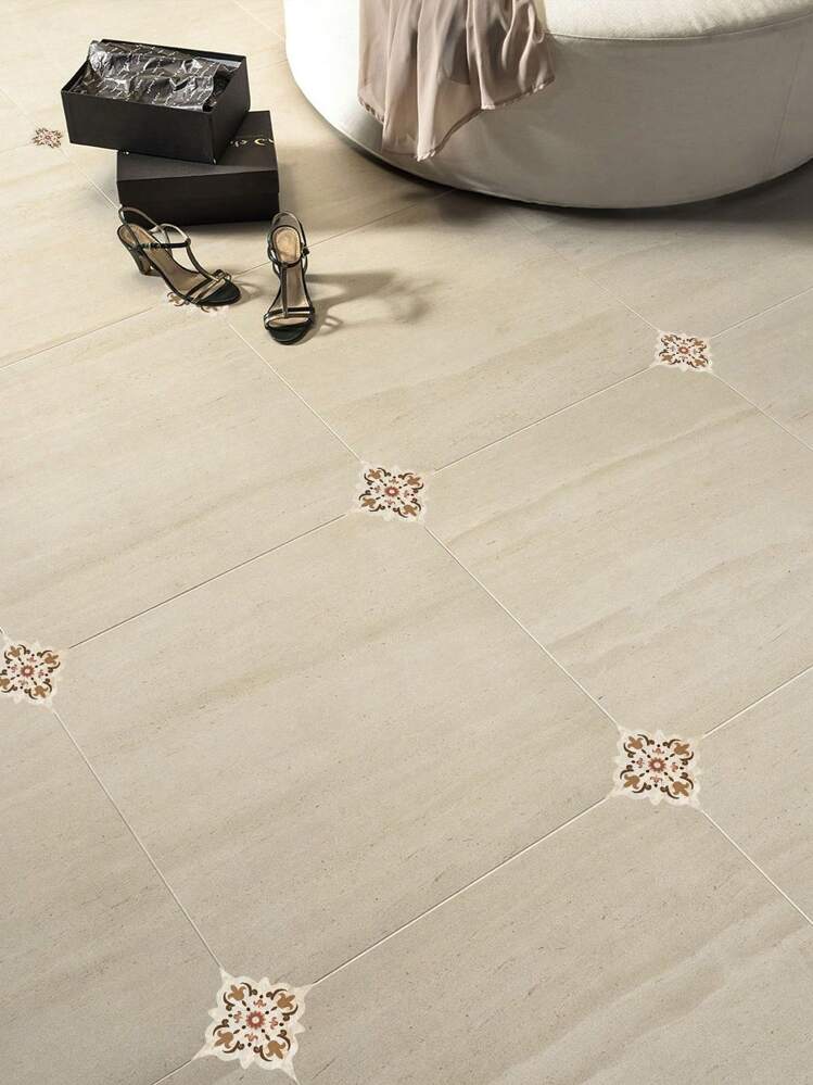 SUPSTICKER 1 Conjunto de 21 Peças, Adesivos de Azulejo Impresso Marroquino Diagonal Autoadesivos À Prova d'Água para Piso, Sala de Estar, Restaurante, Varanda, Estudo, Decoração de Parede Doméstica, 23,2x9,9 polegadas, Adesivos, Decalque de Parede, Decalque de Vinil para Decorações Domésticas, Itens de Decoração de Primavera para Renovar sua Casa, Adesivos de Decoração de Festa, Presentes de Aniversário e Formatura, Azulejos de Piso, Pisos Autoadesivos, Pisos Removíveis para Sala de Estar, Decoração de Cozinha - Multicolorido - Visão 2
