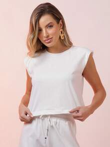 Women Two-piece Outfits - 白色 - 查看 2