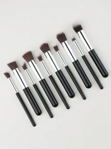 5 Big 5 Small 10 Makeup Brush Set New Makeup Tool Beauty Portable Makeup Tools,Brush Set,Makeup Brush Kit,Make Up Brush Set,Make Up Set Complete,Makeup Brush Set,Complete Makeup Kit,Brush Kit,Brushes Makeup Set,Makeup Gift Set,Set - Black - View 4