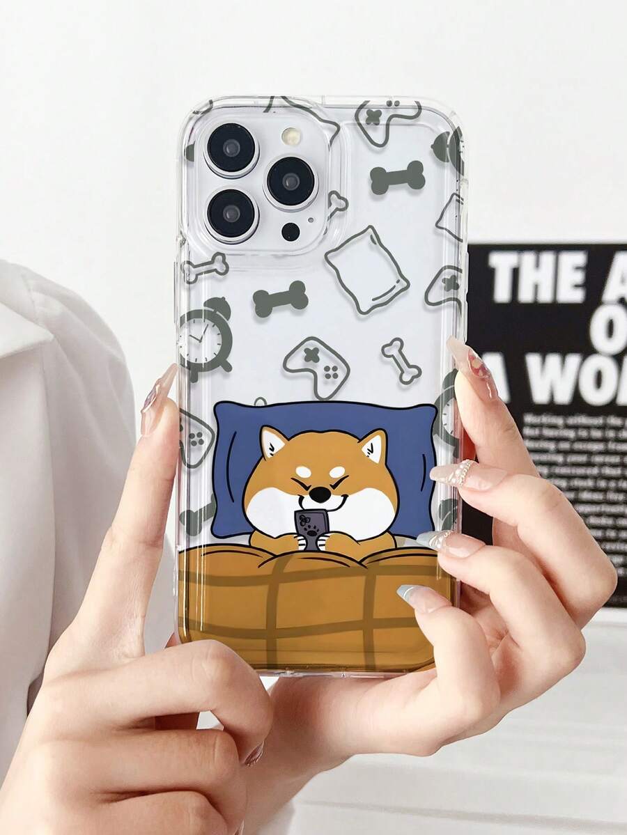 1 Miếng Trong suốt Túi hơi & Nhiều màu Hoạt hình Thiết kế TPU Chống sốc Ốp lưng & bao da điện thoại Tương thích với iPhone người mẫu - Nhiều màu - Xem 1