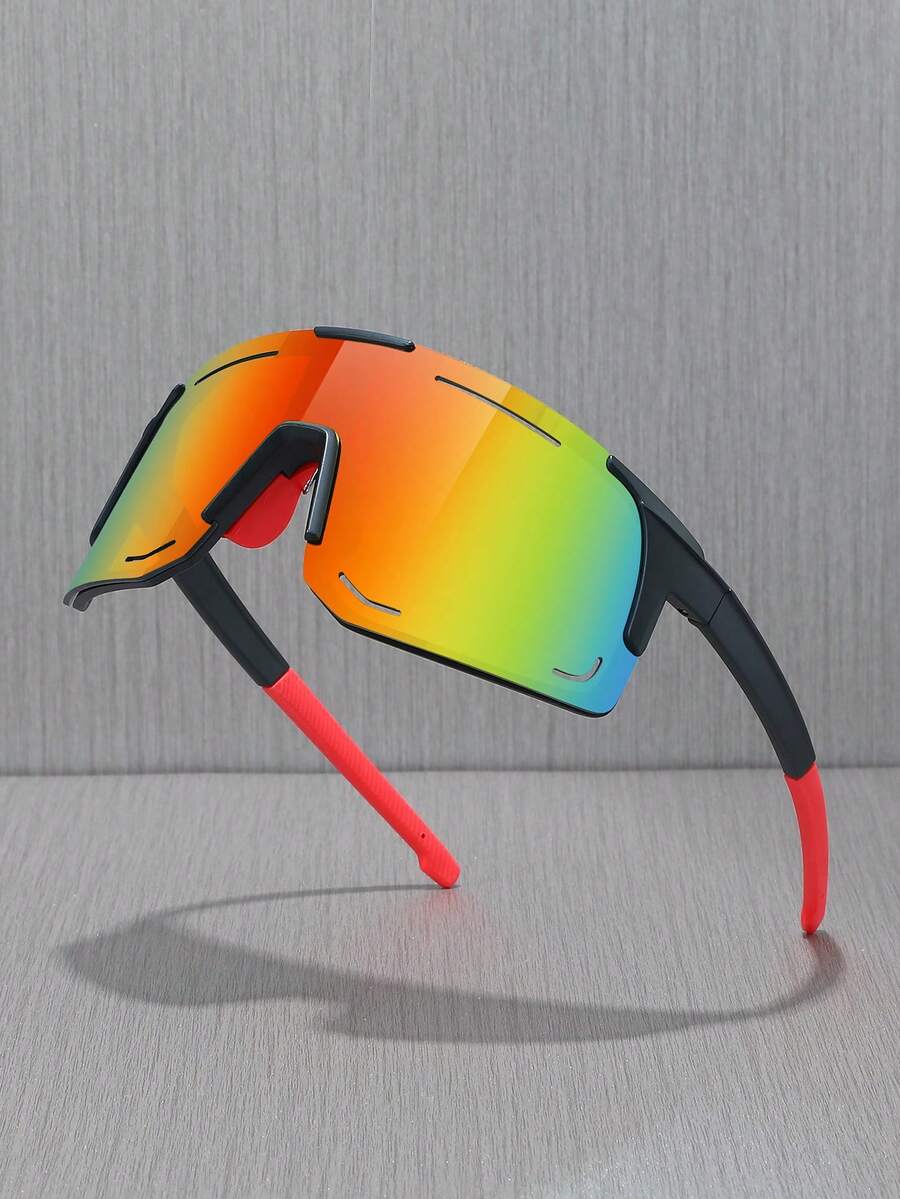 1pc Men's Outdoor Sports Decoration Fashion Glasses Street For Summer Beach Vacation,Outdoor,Travel - Multicolor - View 1