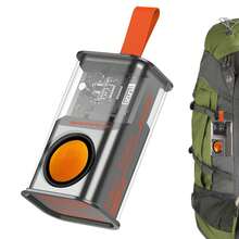 A36 Horn Wick Shake Bass Surround Stereo Transparent Wireless Bluetooth Speaker Audio Player - Grey - View 8