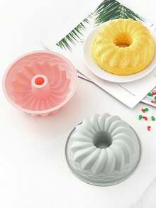 1個6吋圓形矽膠蛋糕模具,適用於蒸和烘焙戚風蛋糕,不黏貝克盆 - 藍色 - 查看 2