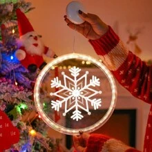 1 đèn LED 6.1in trang trí không khí Giáng sinh đèn treo hút 3d chạy bằng 3 pin AAA, đèn treo trang trí Giáng sinh bằng acrylic, không bao gồm pin trang trí Giáng sinh quà tặng Giáng sinh cây thông Noel lễ tạ ơn đồ trang trí đèn Giáng sinh trang trí phòng ngủ trang trí nhà trang trí tiệc trang trí phòng lễ hội ngày lễ - Nhiều màu - Xem 1