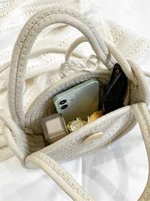 Women Crossbody - 米色 - 查看 6