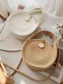 Women Crossbody - 米色 - 查看 7