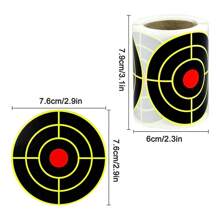 Shooting Targets - Self Adhesive Splatter Targets - 3 Inch Paper Targets With Fluorescent Yellow Impact - Round Reactive Targets For Shooting For Rifle, BB Gun, Pellet, Archery Bow,Pool Toys Suitable For Pool Games,Pool Party - Army Green - View 7