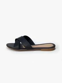 Women Slides - Black - View 3