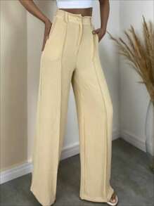 Women Jeans - Màu be - Xem 2