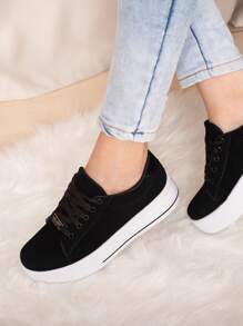 Women Wedge Sneakers - 白色 - 查看 6