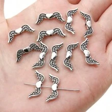 Metal Alloy Silver Charm Pendant Beads For DIY Handmade Bracelets, Necklaces Earrings, DIY Jewelry Accessories, Assorted Varietie - Rhodium - View 7