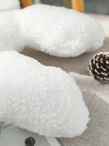 1 Pieza Almohada Con Forma De Copo De Nieve De Navidad (con Núcleo De Almohada)
