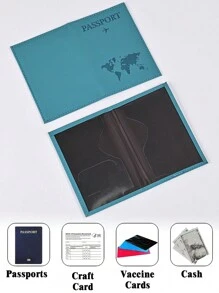1PC Bao da hộ chiếu Bao da đựng thẻ bằng da PU dành cho nữ Bao da đựng nam Bao da kiểu vân đá cẩm thạch Air Plan Bao da đựng hộ chiếu du lịch Bao da đựng hộ chiếu doanh nghiệp Bao da đựng thẻ ID Thẻ ngân hàng Unisex Hộ chiếu mỏng Bao da đựng thẻ RFID Phụ kiện du lịch Bao da đựng ví - Màu xanh lam - Xem 3