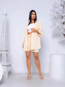 Women Two-piece Outfits - Màu be - Xem 3