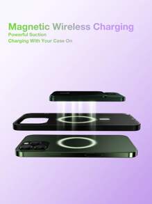 20W Magnetic Wireless Power Bank Wireless Charging External Battery 10000mAh - Dark Green - View 6