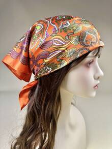 1PC Boho Paisley Print Head Wrap Bandana - Multicolor - View 4
