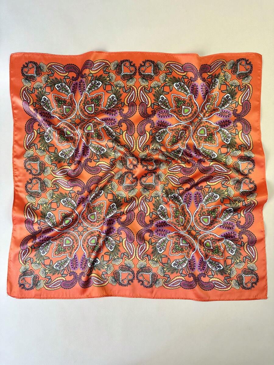 1PC Boho Paisley Print Head Wrap Bandana - Multicolor - View 1