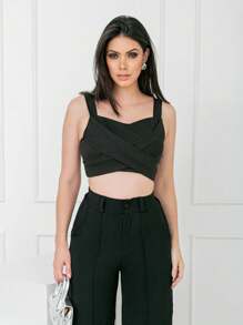 Women Tops - 黑色 - 查看 1