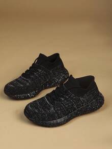 柔軟、時尚且舒適的襪子鞋 - 黑色 - 查看 3