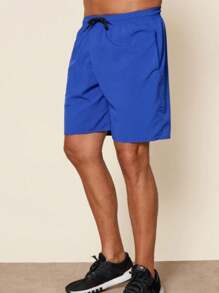 Men Shorts - Royal Blue - View 2