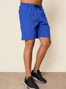 Men Shorts - Royal Blue - View 1